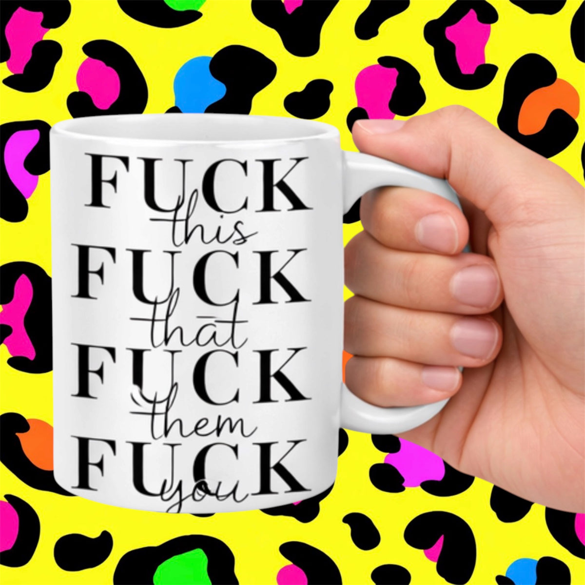 This That Them Rude Funny Adult Mug