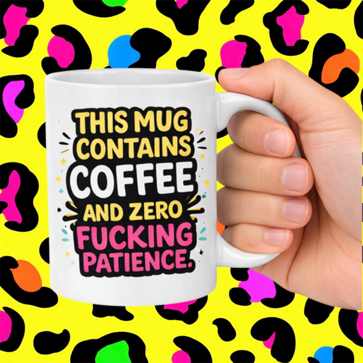 Zero Patience Funny Rude Adult Mug