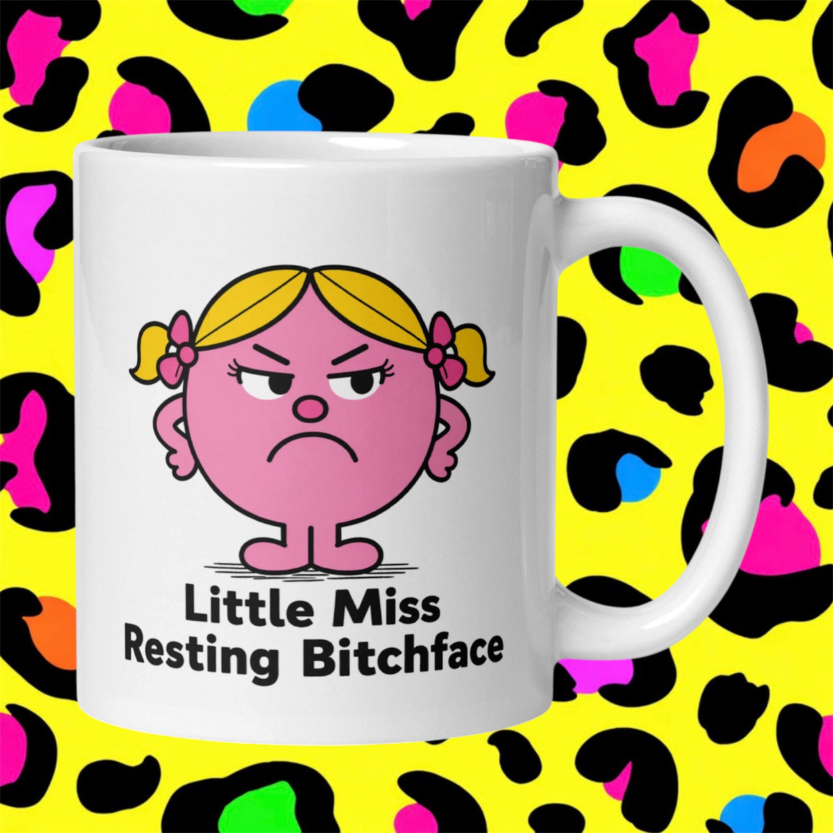 Little Miss Resting Bitchface Rude Adult Funny Mug