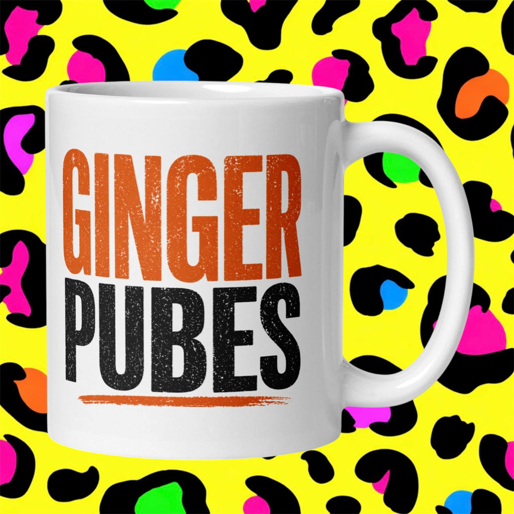 Ginger Pubes Rude Funny Adult Mug