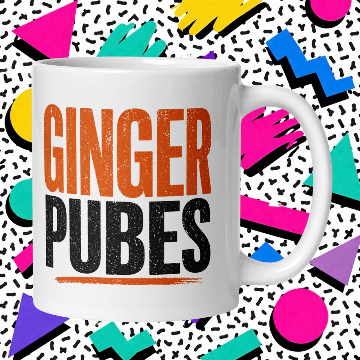 Ginger Pubes Rude Funny Adult Mug