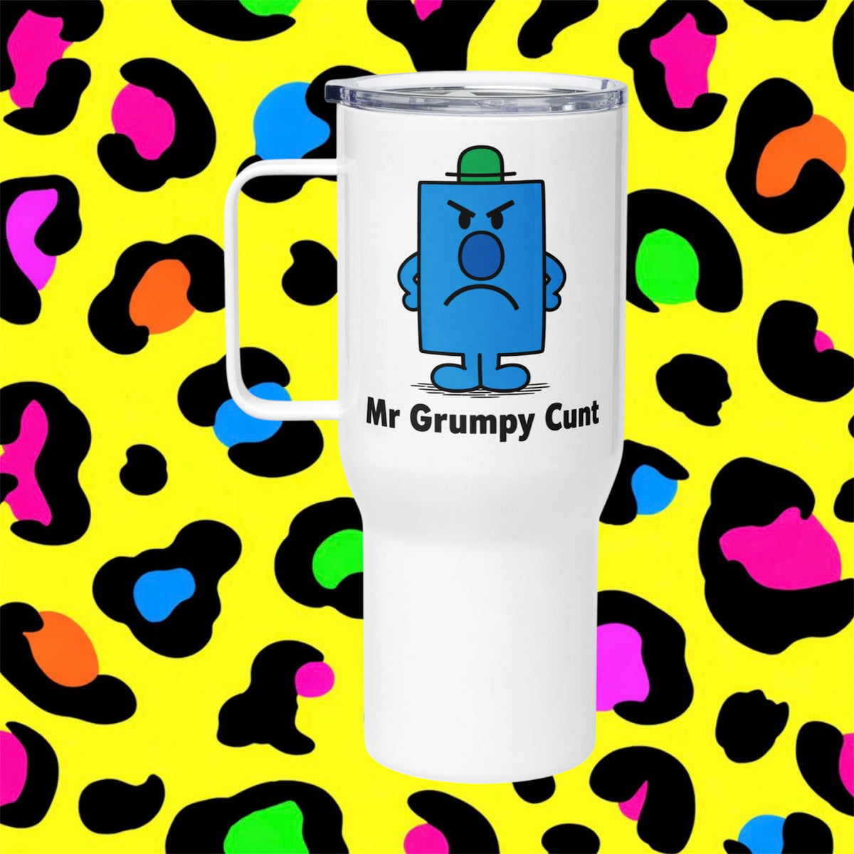 Mr Grumpy Rude Funny Adult Travel Mug