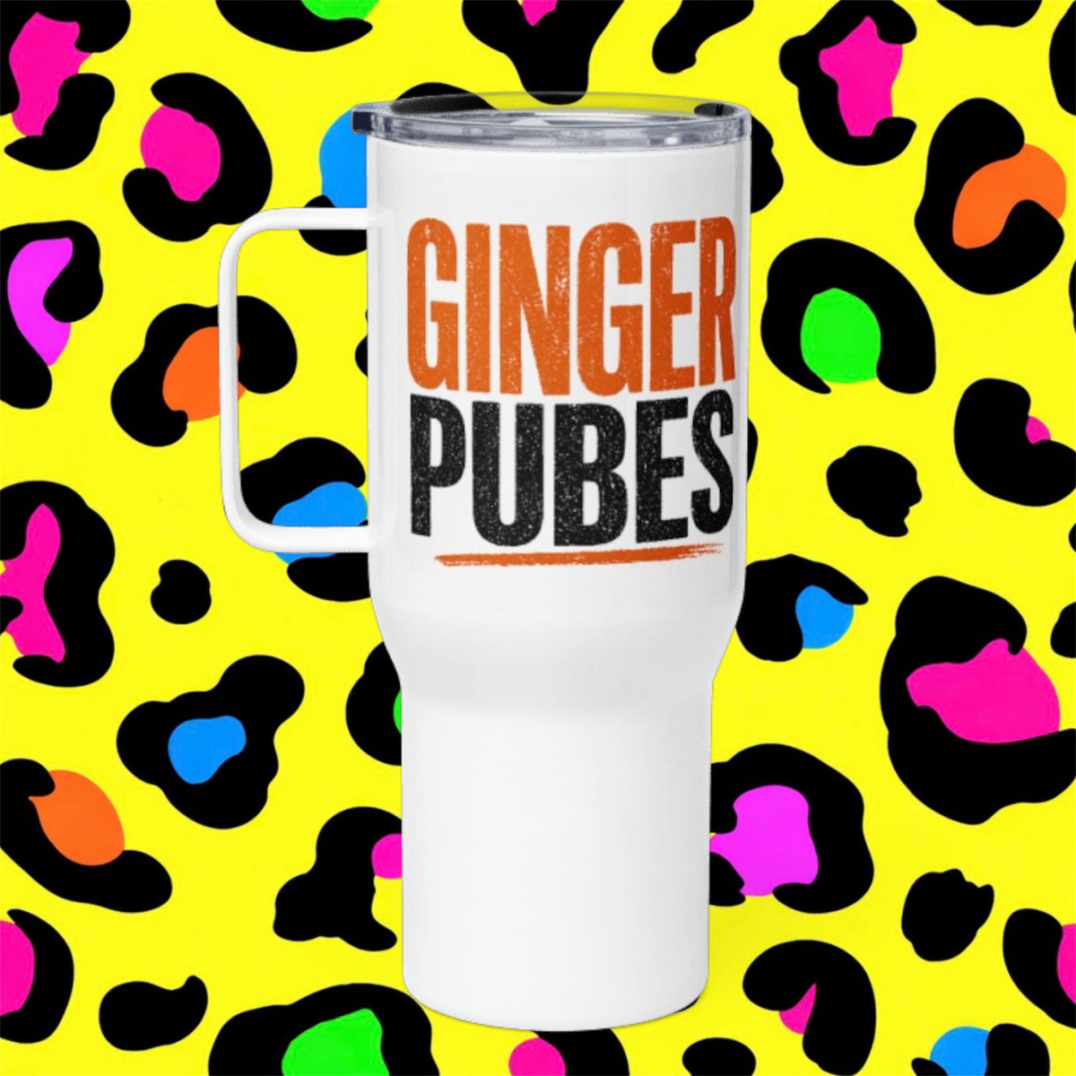 Ginger Pubes Rude Funny Adult Travel Mug