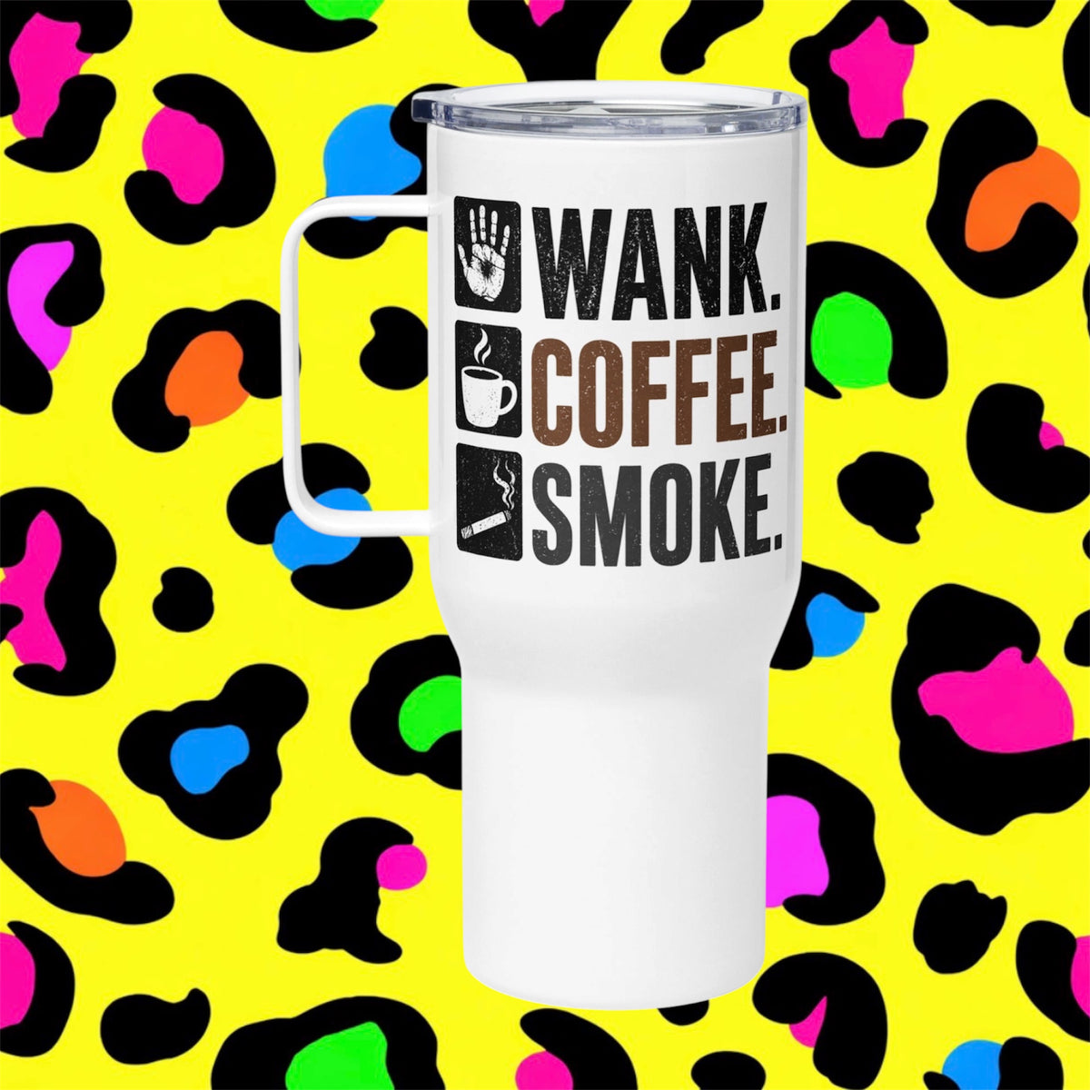 Life’s Pleasures Rude Adult Funny Travel Mug