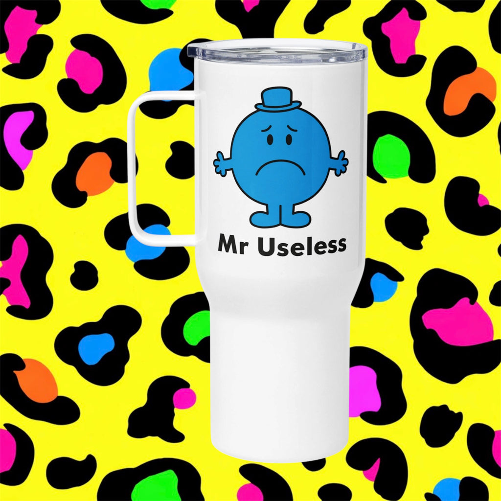 Mr Useless Rude Funny Adult Travel Mug